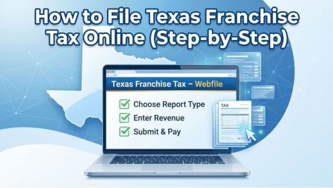 Texas Franchise Tax Online Filing Guide Step-by-Step Banner
